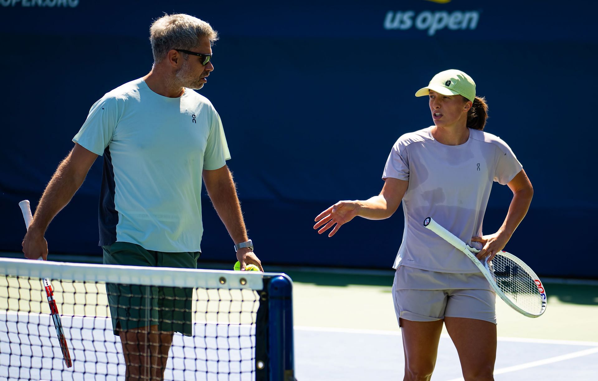 Tomasz Wiktorowski and Iga Swiatek - Source: Getty